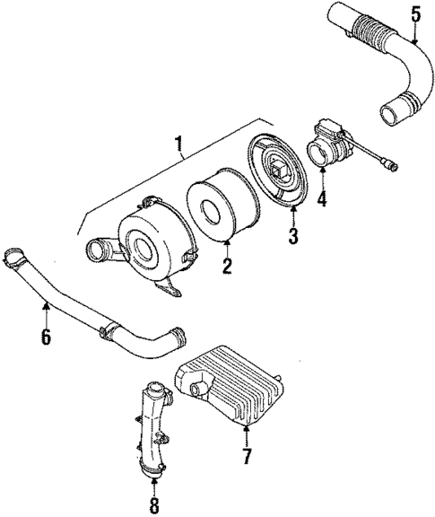 Air Inlet for 1989 Isuzu Impulse #0