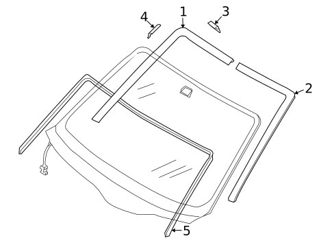 Reveal Moldings for 2004 INFINITI M45 #0