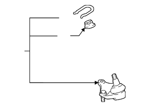 43330-09A30 - Suspension Ball Joint (Left, Right, Front