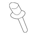 MR492418 - Body: Flare Retainer Clip for Mitsubishi: Montero, Outlander Image