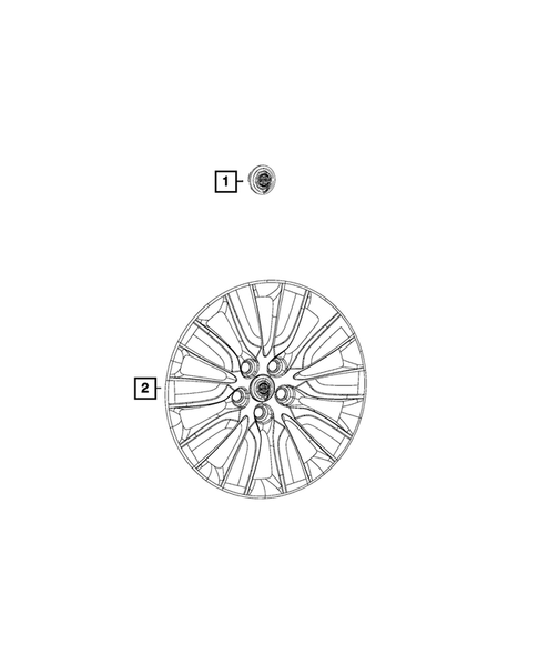 Wheel Covers and Center Caps for 2017 Chrysler 200 #0