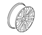 36106873928 - : Wheel, Alloy for Mini: Cooper, Cooper Clubman Image