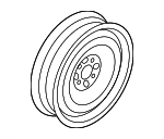 36115A062D8 - Suspension: Wheel, Spare for Mini Image