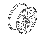 36116856099 - : Wheel, Alloy for Mini: Cooper, Cooper Clubman Image
