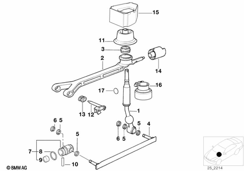 Gearshift Manual Transmission for 1999 BMW 528i #0