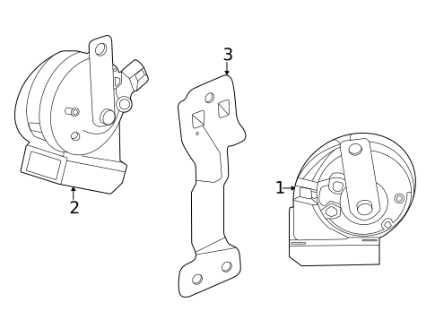 Horn for 2023 Acura TLX #0