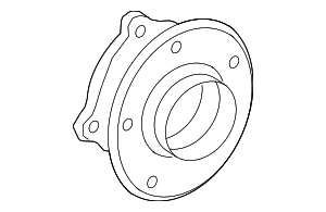 31206850158 - Suspension: Wheel Bearing And Hub Assembly for BMW: 528i, 535d, 535i, 535i GT, 535i GT xDrive, 550i, 550i GT, 550i GT xDrive, 640i, 640i Gran Coupe, 640i xDrive, 640i xDrive Gran Coupe, 650i, 650i Gran Coupe, 740i, 740Li, 750i, 750Li, 760Li, ActiveHybrid 5, ActiveHybrid 7, Alpina B7, Alpina B7L Image