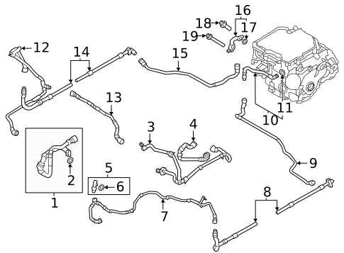 Hoses & Lines for 2023 BMW iX #1