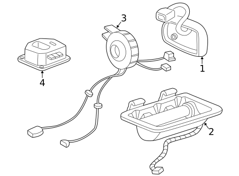 Air Bag Components for 2000 Buick Regal #0
