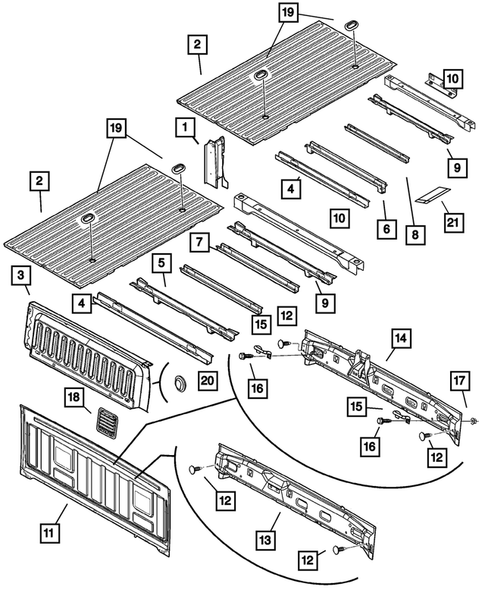 Floor Pans for 2002 Dodge Ram 1500 #1