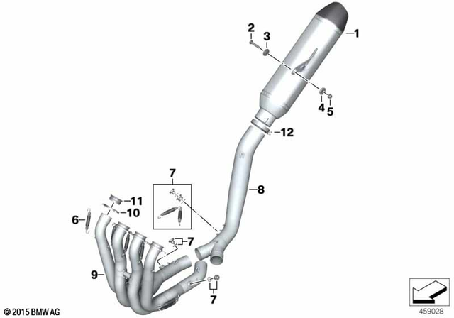 18217713582 - : Rubber Insulation Element, Large for BMW-Motorrad Image