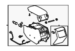 5881007120C1 - Body: Center Console for Toyota Image image