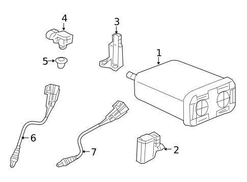 Evaporative System for 2005 Chevrolet SSR #0