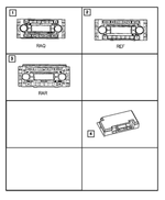 5064173AL - Instrument Panel and Radios and Consoles: AM/FM With CD And Equalizer Radio for Chrysler: 300, Aspen, PT Cruiser | Dodge: Caliber, Charger, Dakota, Durango, Magnum, Ram 1500, Ram 2500, Ram 3500 | Jeep: Commander, Compass, Grand Cherokee, Patriot Image