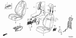 4810SB3000 - Interior/Bumper: C-CLIP SET, TRIM FASTENER (30 PIECES) for Honda Image