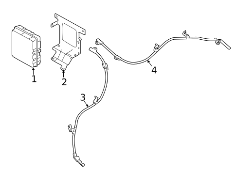 Parking Brake for 2013 Nissan LEAF #1