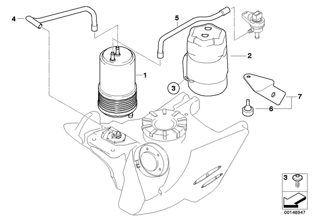16137652535 - : Fuel Hose for BMW-Motorrad Image