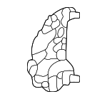 6556533030 - Body: Quarter Panel Mount Bracket for Toyota: Mirai Image