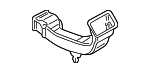 1K0864255 - Body: Duct for Volkswagen: Golf, Golf R, GTI, Jetta, R32, Rabbit Image