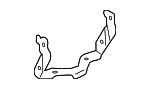 1K0864356 - Body: Rear Retainer for Volkswagen: Eos, Golf, Golf R, GTI, Jetta, R32, Rabbit Image