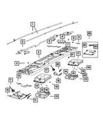 68149284AB - Interior Trim: Auxiliary Lamp for Mopar Image