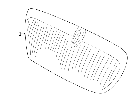 Grille & Components for 2004 Lincoln Aviator #0