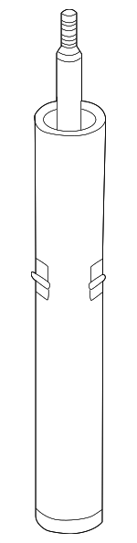8W0413031BG - Suspension: Strut for Audi: A4, A4 Quattro, A5 Quattro, A5 Sportback, S4, S5, S5 Sportback Image