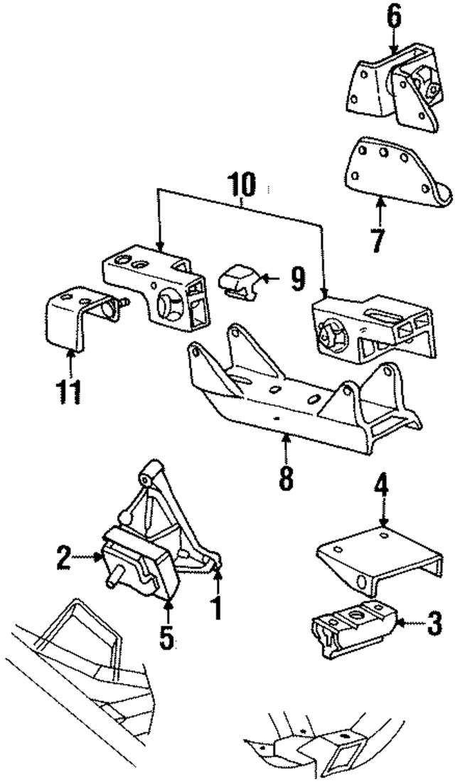 4786644 - Engine: Engine Mount for Mopar Image
