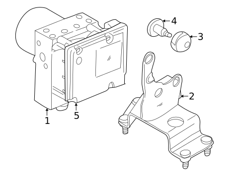 ABS Components for 2003 Jaguar XJR #0