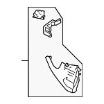 8E1898400 - HVAC: Mount Kit for Audi: A4, A4 Quattro, RS4, S4 Image