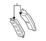 18048101 - Brakes: Brake Pads for Cadillac: Escalade, Escalade ESV, Escalade EXT | Chevrolet: Avalanche 1500, Avalanche 2500, Express 1500, Express 2500, Express 3500, Silverado 1500, Silverado 1500 Classic, Silverado 1500 HD, Silverado 1500 HD Classic, Silverado 3500, Silverado 3500 Classic, Suburban 1500, Suburban 2500, Tahoe | GMC: Savana 1500, Savana 2500, Savana 3500, Sierra 1500, Sierra 1500 Classic, Sierra 1500 HD, Sierra 1500 HD Classic, Sierra 2500 HD, Sierra 2500 HD Classic, Sierra 3500, Sierra 3500 Classic, Yukon, Yukon XL 1500, Yukon XL 2500 Image