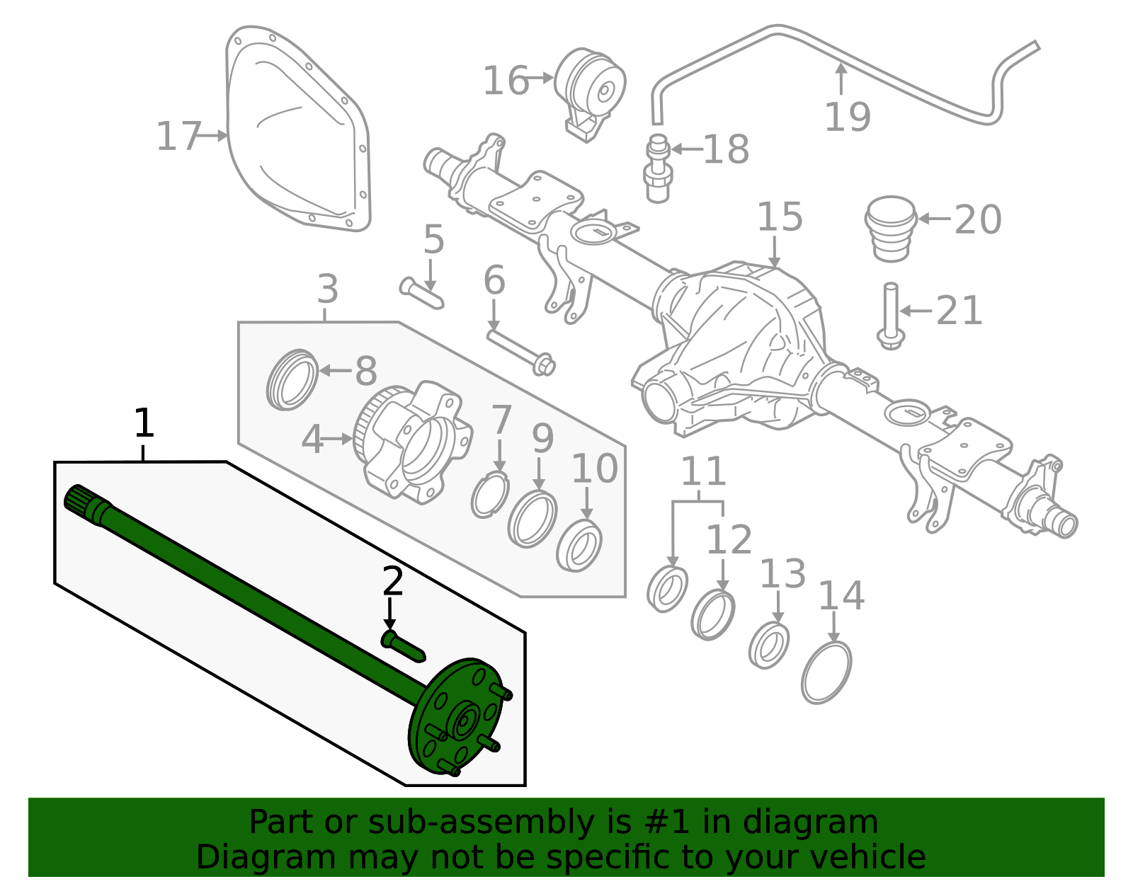 jk4z4234a - Ford Axle Shaft | Levittown Ford Parts