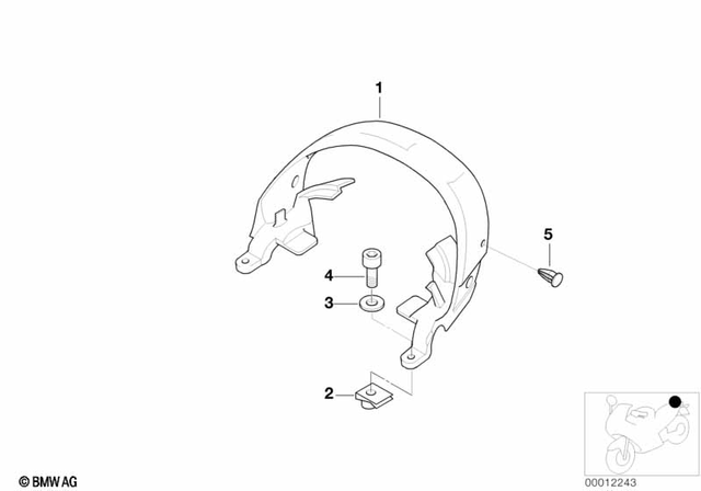 52532307782 - Seats and Seat Bench: Handle -  for BMW-Motorrad Image image