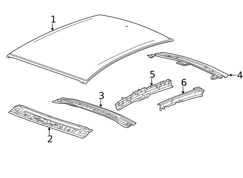 Roof & Components for 2016 Chevrolet Sonic #1