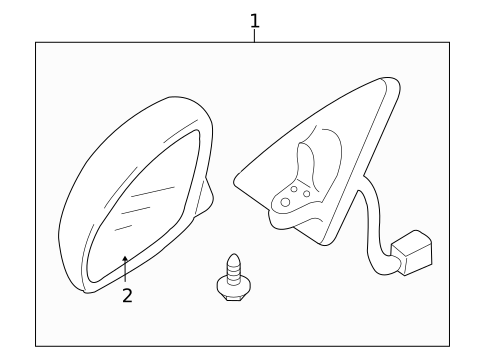 Outside Mirrors for 2010 Mazda Tribute #0
