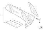 54317141836 - : Wind Deflector, Right for BMW Image