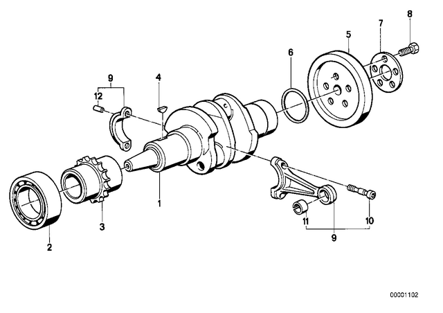 11241254819 - : Dowel Pin                 for BMW-Motorrad Image