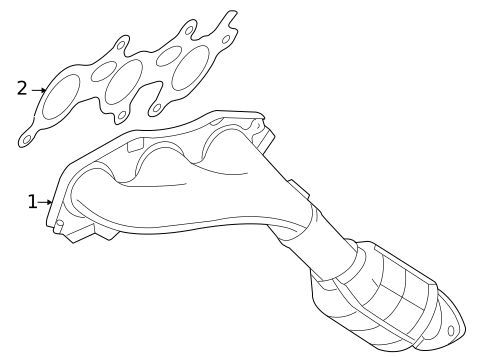 Exhaust Manifold for 2011 Lexus GS450h #0