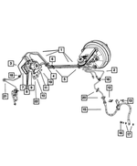68045542AA - : Anti-Lock Brake System Hydraulic Control Unit for Dodge: Journey Image