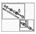 49501A7180 - Suspension: Axle Assembly for Kia: Forte, Forte5 Image