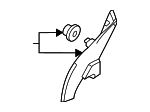 72220T20A00ZA - Body: Door Trim Molding for Honda Image