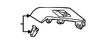 83597T43A01ZA - Body: Switch Panel for Honda Image