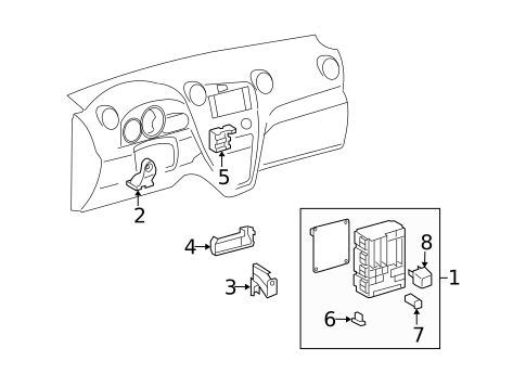 Flashers for 2009 Toyota Matrix #0