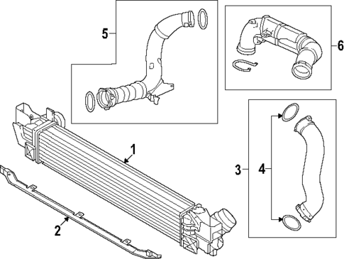 Intercooler for 2025 BMW X1 #0