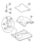 5EY16LAZAX - : Floor Carpet, Gas Only for Jeep: Cherokee Image