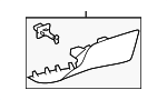 94053CA020VH - Body: Quarter Trim Panel Cover for Subaru Image