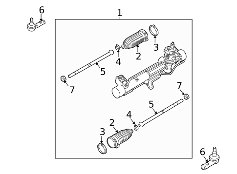 Steering Gear & Linkage for 2011 Ford Focus #0