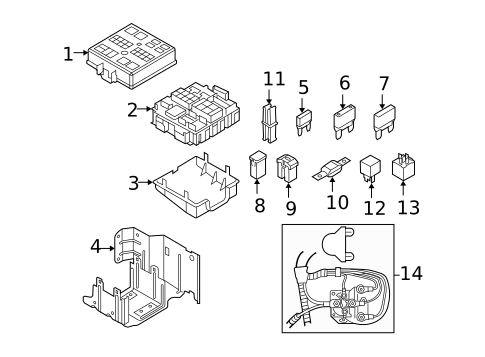 Fuse & Relay for 2010 Ford F-350 Super Duty #0