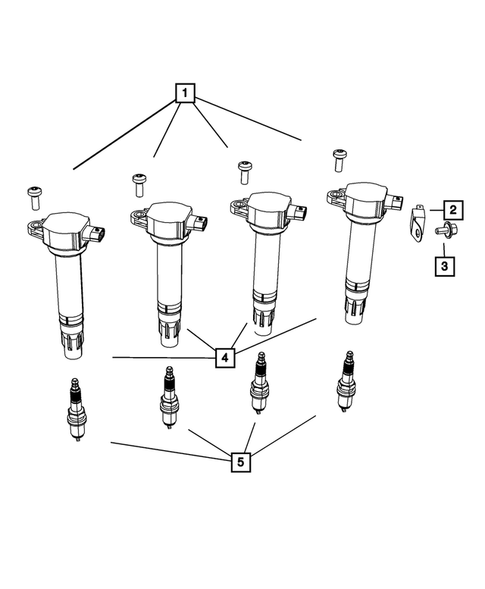 Ignition - Spark Plugs, Cables, Coils, and Glow Plugs for 2018 Dodge Journey #0