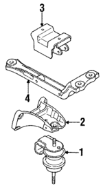 H38039021C - : Mount Bracket for Mazda: 929 Image